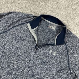 Under Armour 1/4 Zip Pullover Mens Medium Loose Heat Gear Performance Stretch